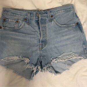 Denim Distressed Women Shorts